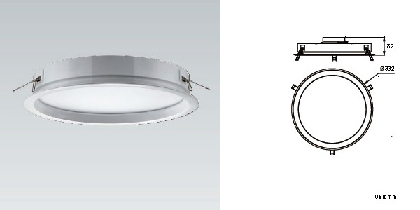 LED Recessed Light (RS1F)