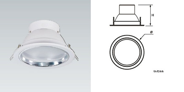 DL1H 4＂/6＂/8＂ Downlight