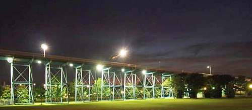 Over 400 units 240W Apollo street lights replace 400W HPS 