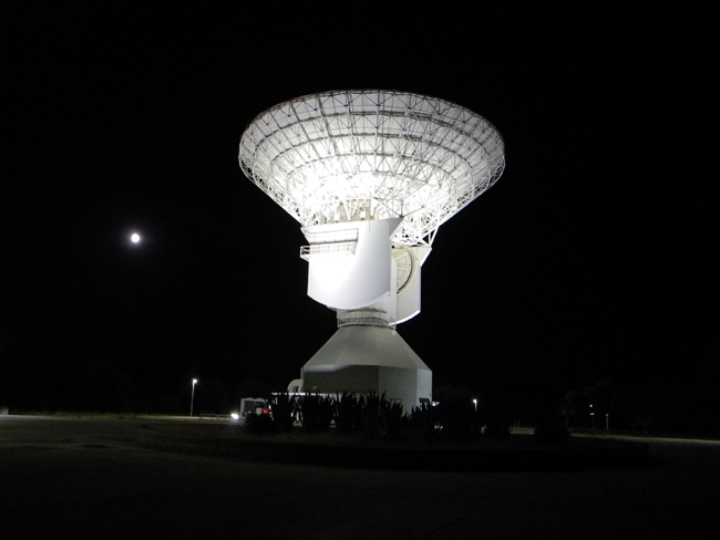 ESA (European Space Agency) telescope in Spain.